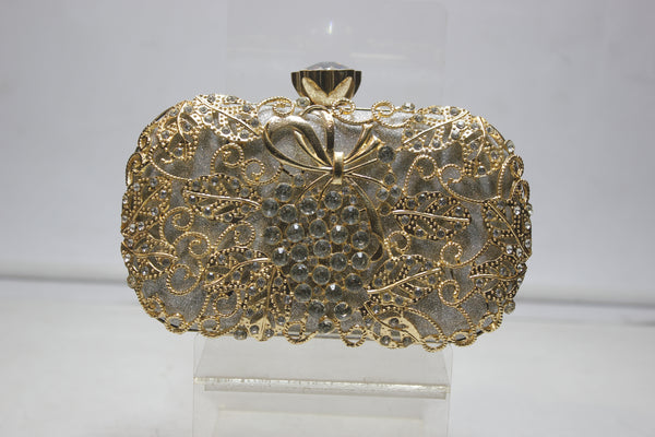 Silver Fancy Clutch for women