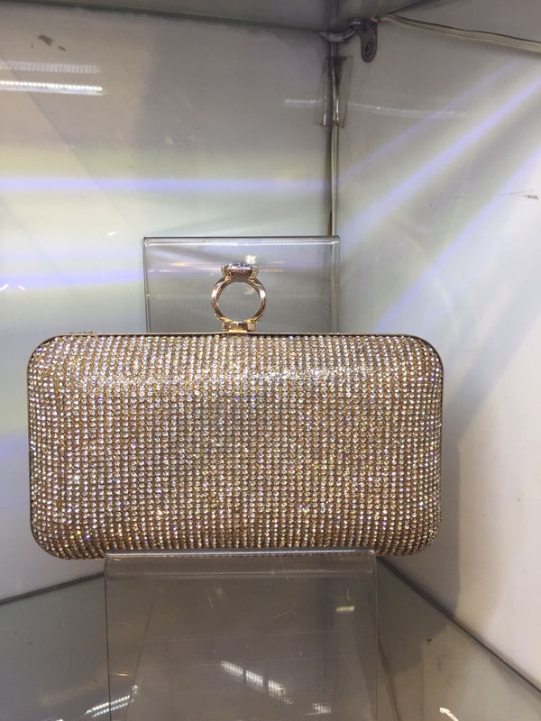 gold Fancy Clutch for women