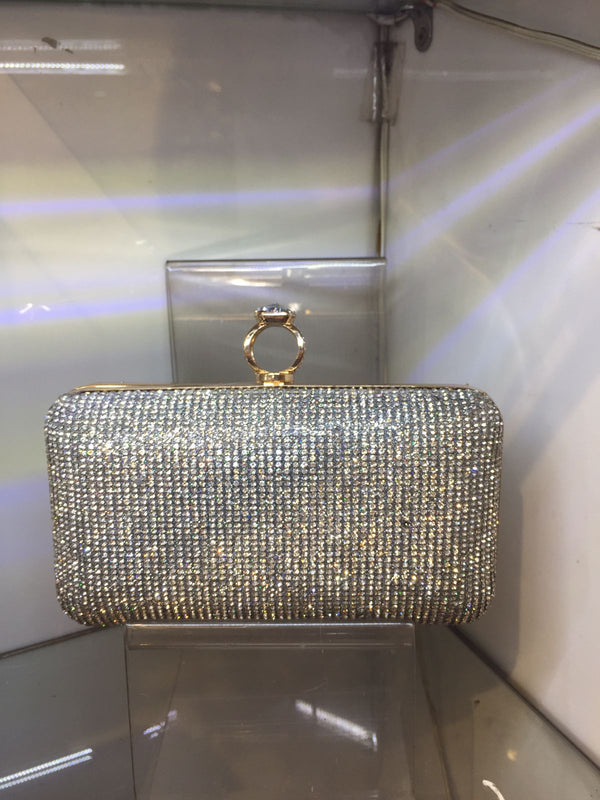 silver Fancy Clutch for women