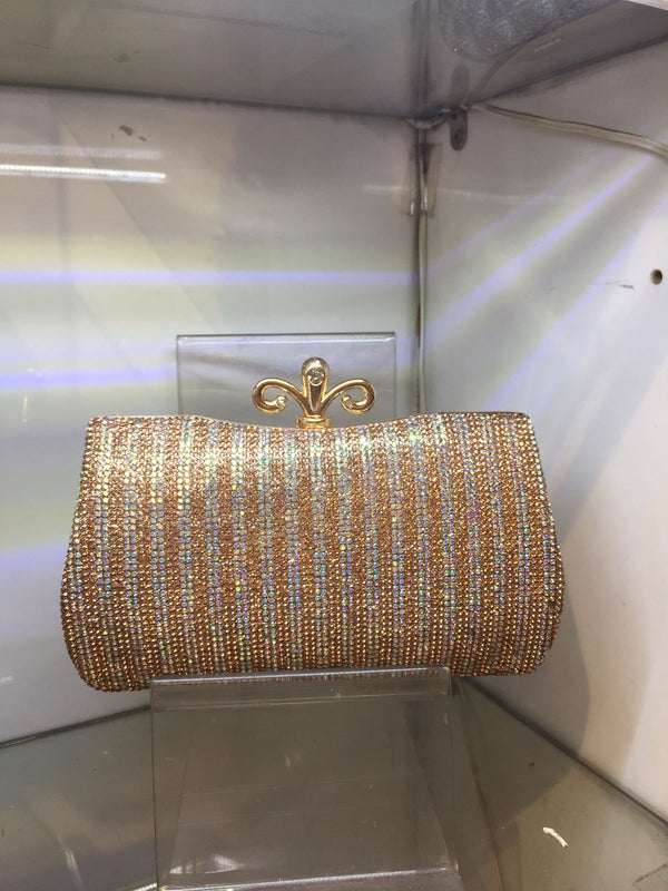 golden silver Fancy Clutch for women