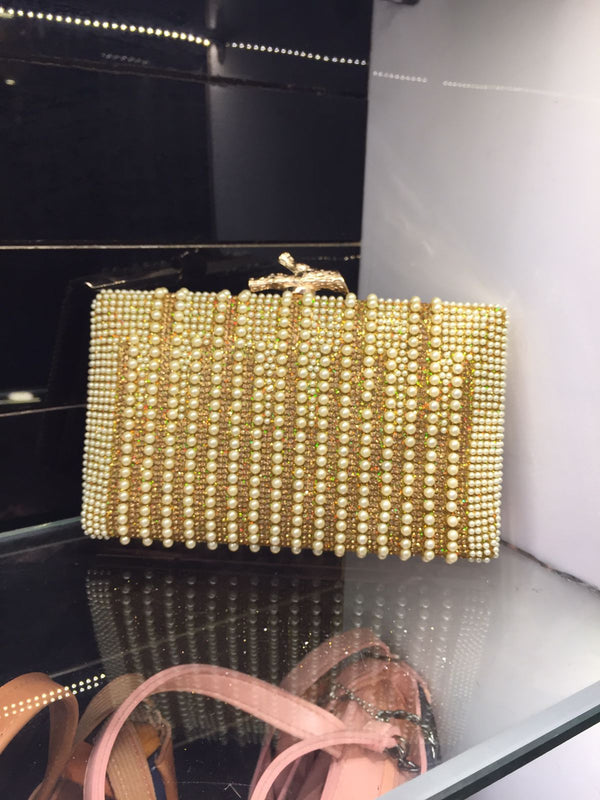 Golden | Fancy Clutch for women