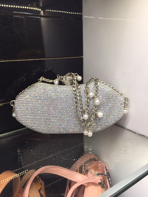 Silver | Fancy Clutch for women