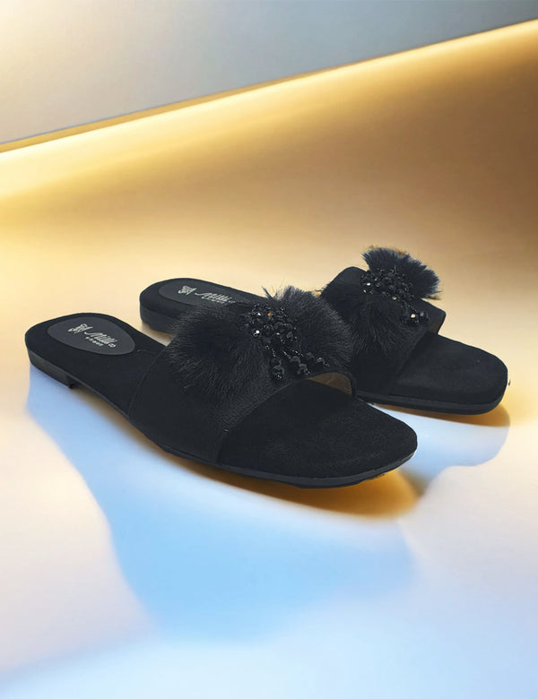 Black | Soft Slippers for Men