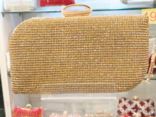 Golden Fancy Clutch for women