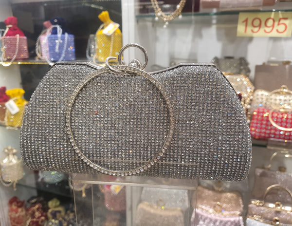 Silver | Fancy Clutch for women