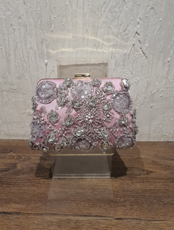 Pink | Fancy clutch for bridal wear