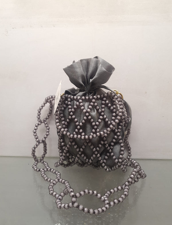 Black Grey | Fancy Potli for women