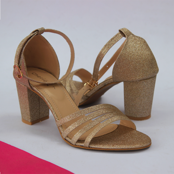 Golden Heel Sandal for women