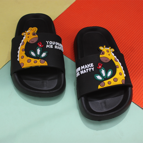 Black Slippers for Baby Boy