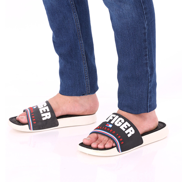 Black Soft Slippers for Men