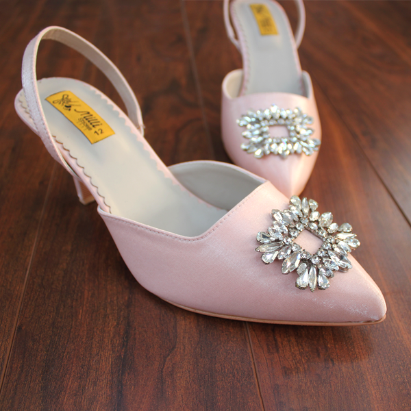 Pink Fancy & Stylish Heel Sandal for Women