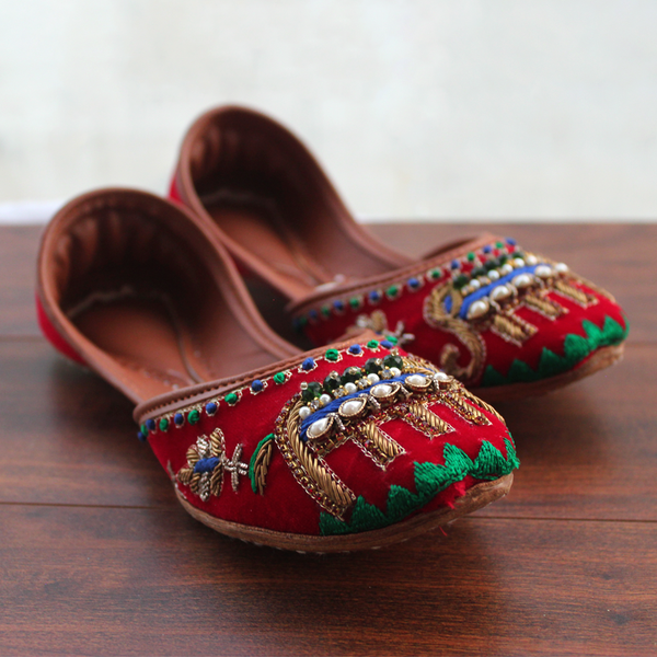 Classic Elephant Khussa For Ladies