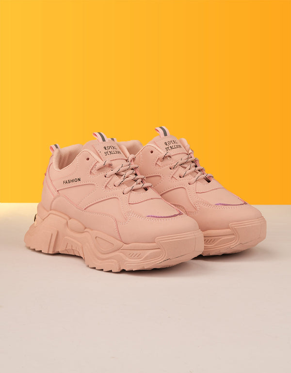 Blush Essence Chunky Sneakers