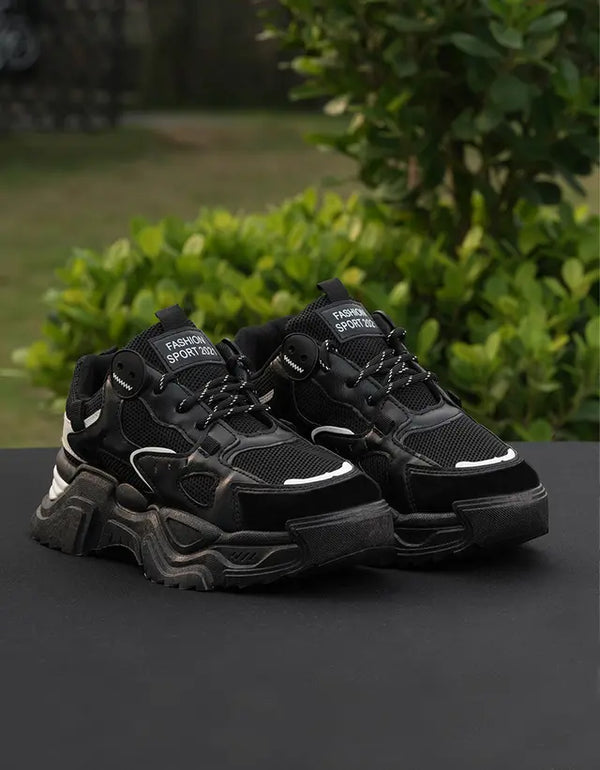 Midnight Sprinter All-Black Sneakers