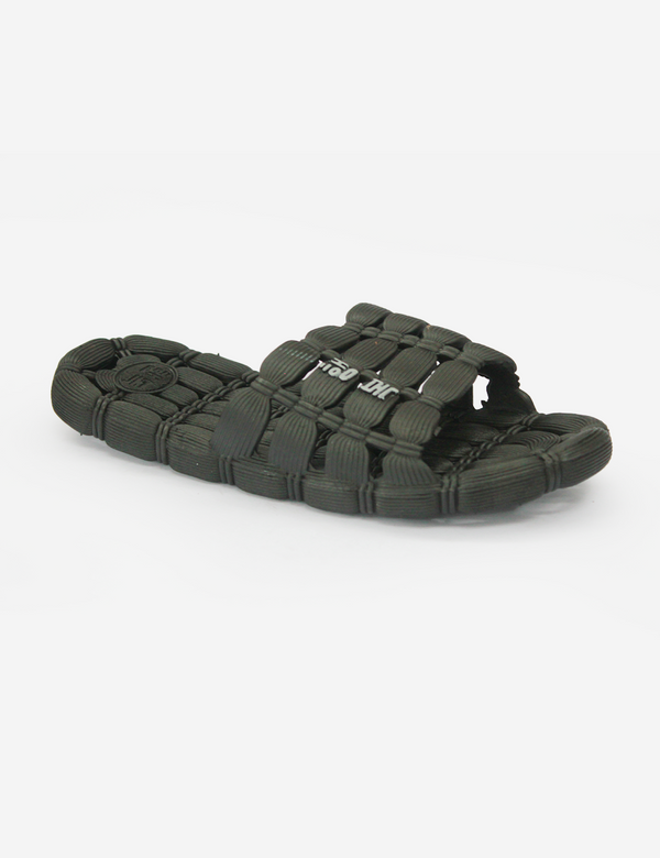 Black | Shower Slippers with Drainage Holes for men