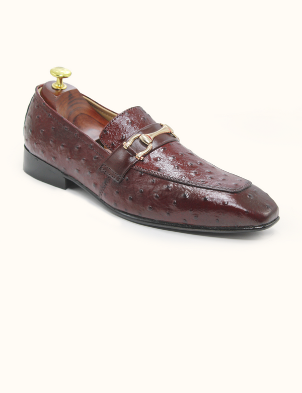 Maroon | Leather Mocasion for Men