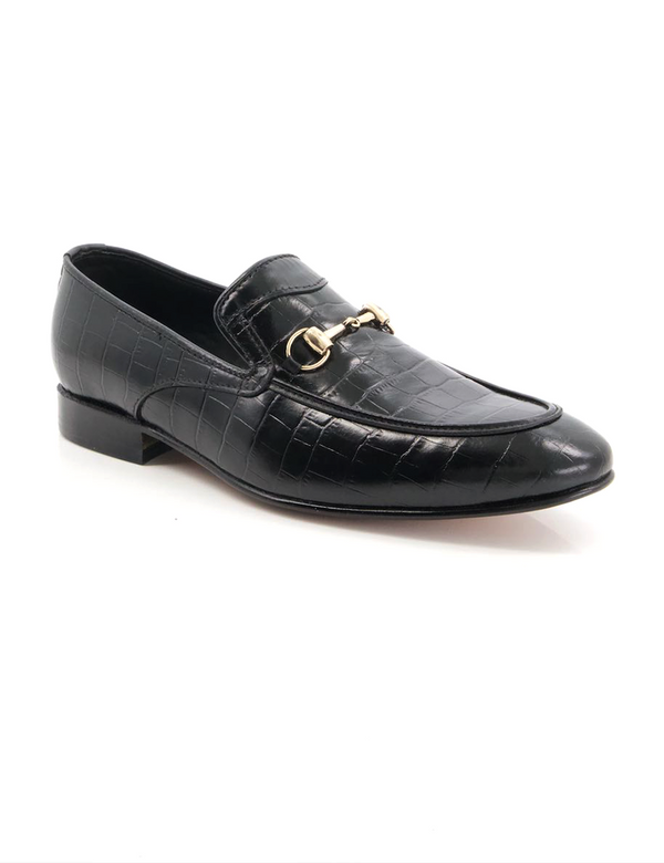 Omegle Buckle Leather Shoes