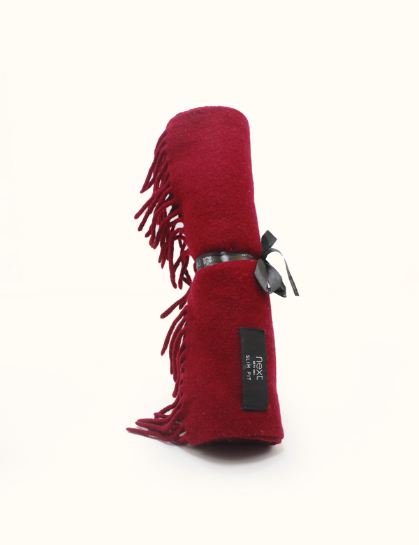 Red | Soft & Cozy Woolen Scarf