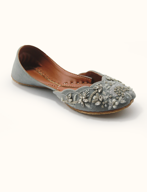 Grey | Fancy Khussa for Women