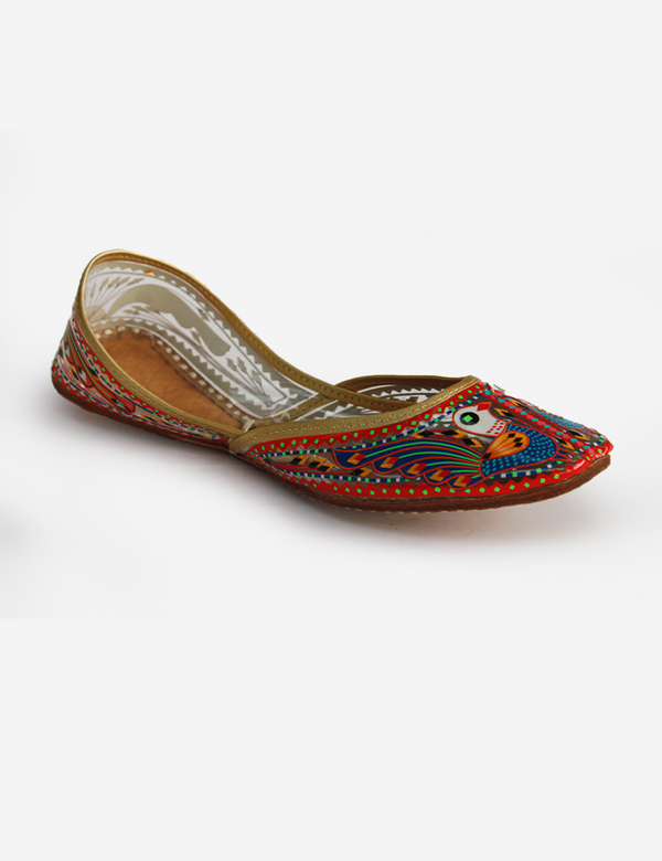 Golden Multi | Fancy Khussa for Women