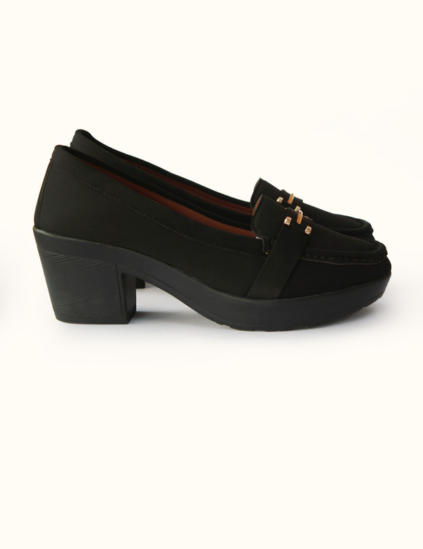 Black | Wedge Heel Pumps for Women