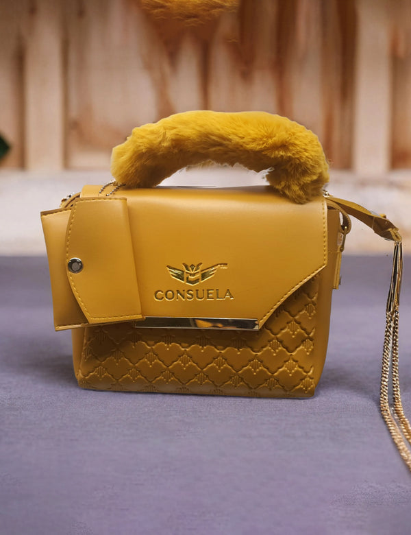 Yellow | Hand Bag for women