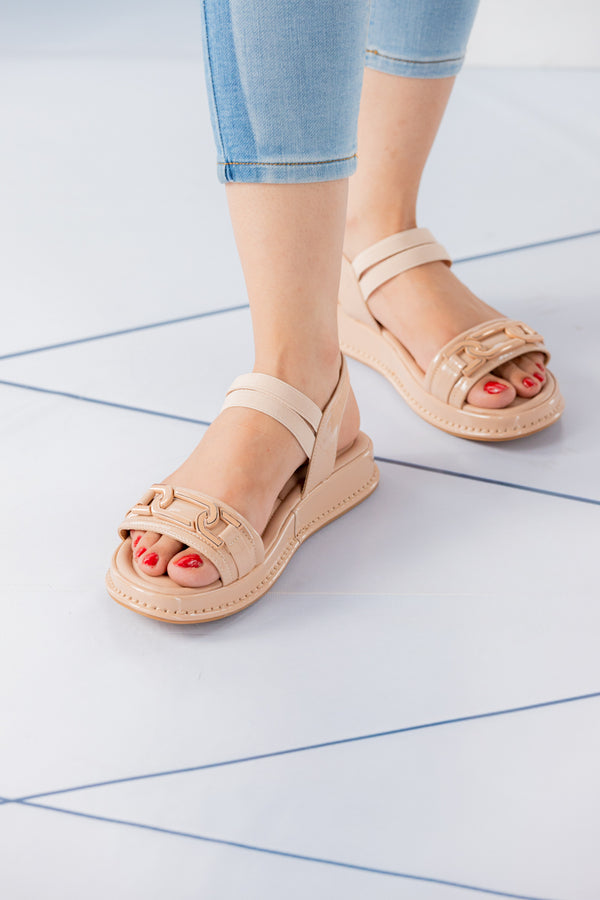 Women BEIGE sandals