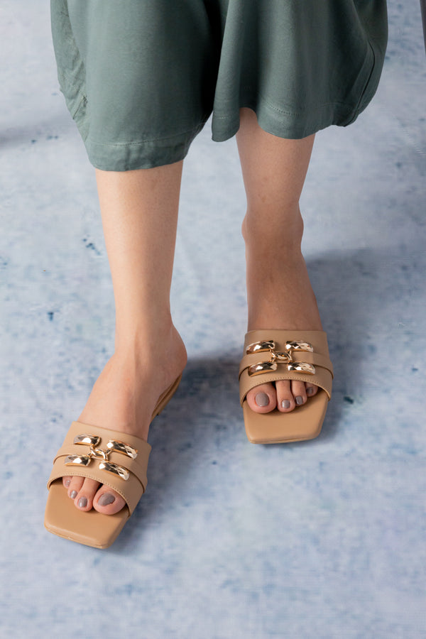 Women BEIGE flats