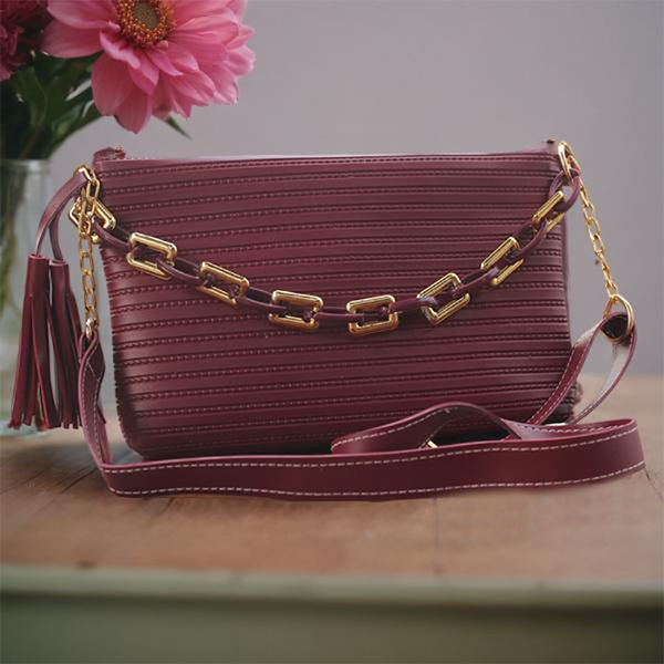 Maroon Shoulder Bag for women