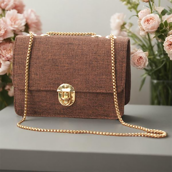 Brown Fancy & Stylish Shoulder Bag for women