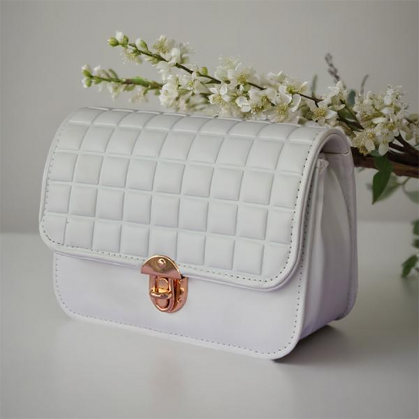 White Shoulder Bag for women