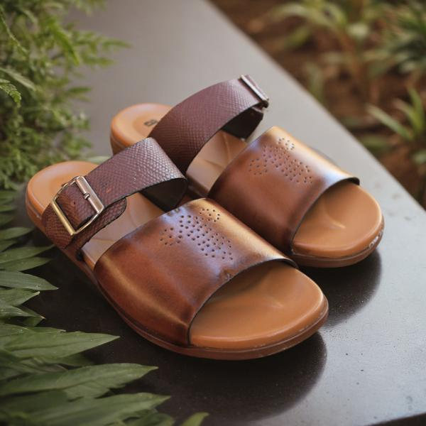 Brown Summers formal Slippers for men