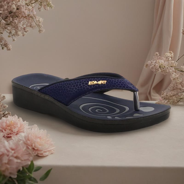 Blue Slippers for women