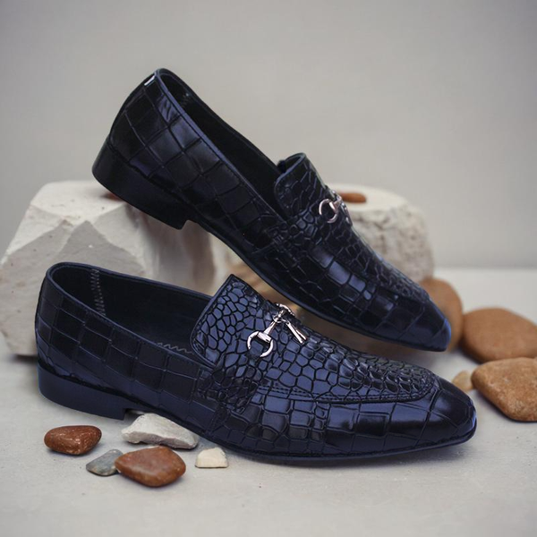 Croco Style Men's Moccasin