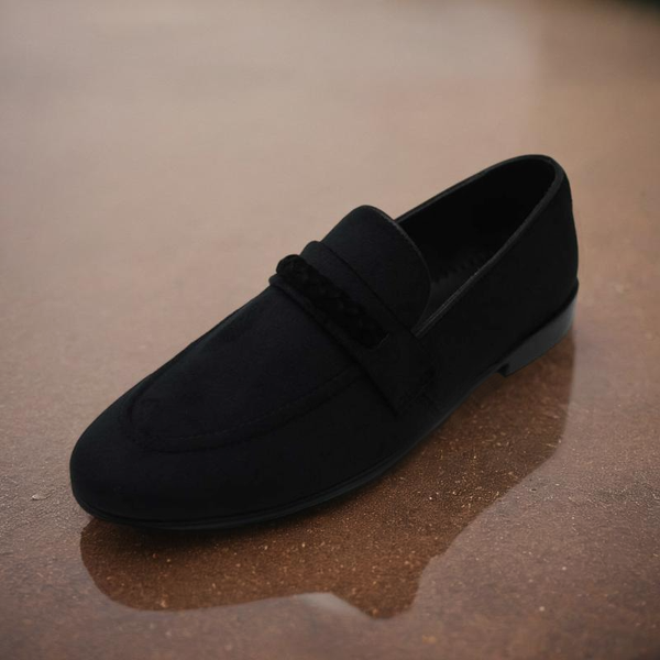 Knitted Velvet Formal Shoes