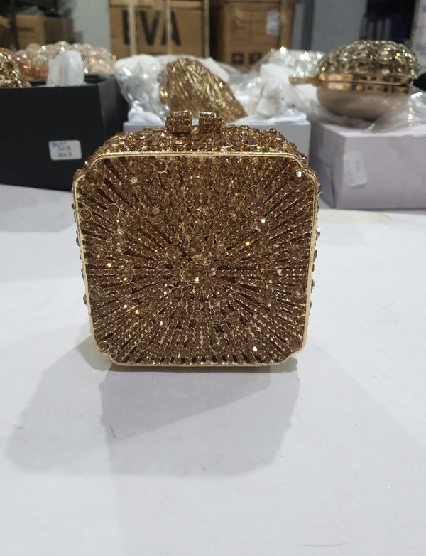 Golden | Fancy Clutch for women