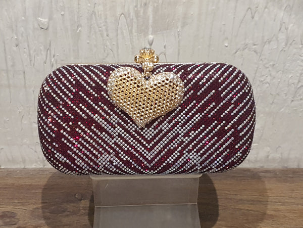 Maroon Fancy Clutch for women