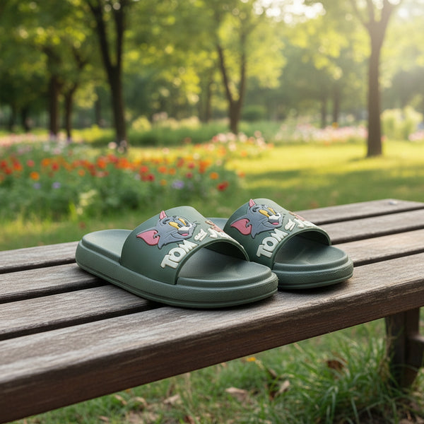 Green | Soft Slipper for Kids