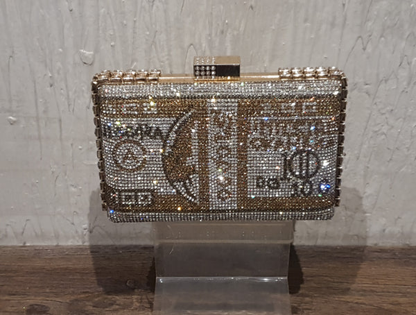 Golden Fancy Clutch for women