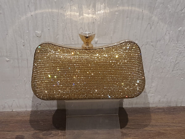 Dark Golden Fancy Clutch for women