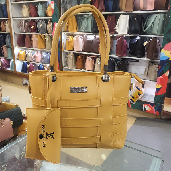 Yellow| Fancy Handbag for ladies