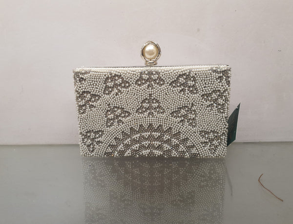 Silver | Fancy Clutch for women