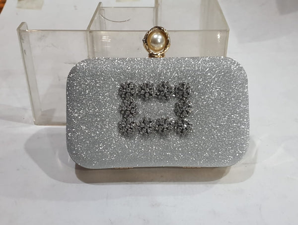 Silver | Fancy Clutch for women