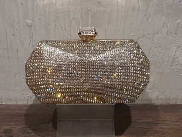 Golden Fancy Clutch for women