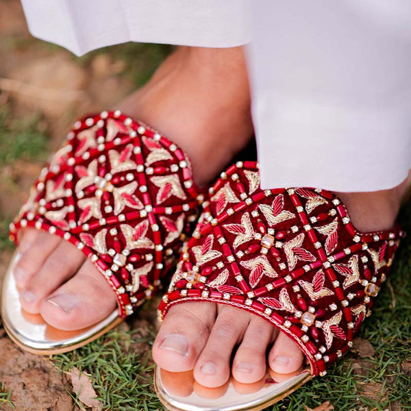 Red Fancy Slipper