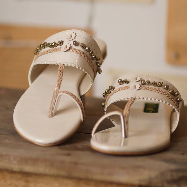 Fawn Casual Kolhapuri Chappal