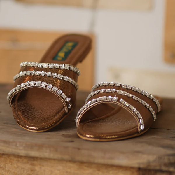 Brown Coper Slipper