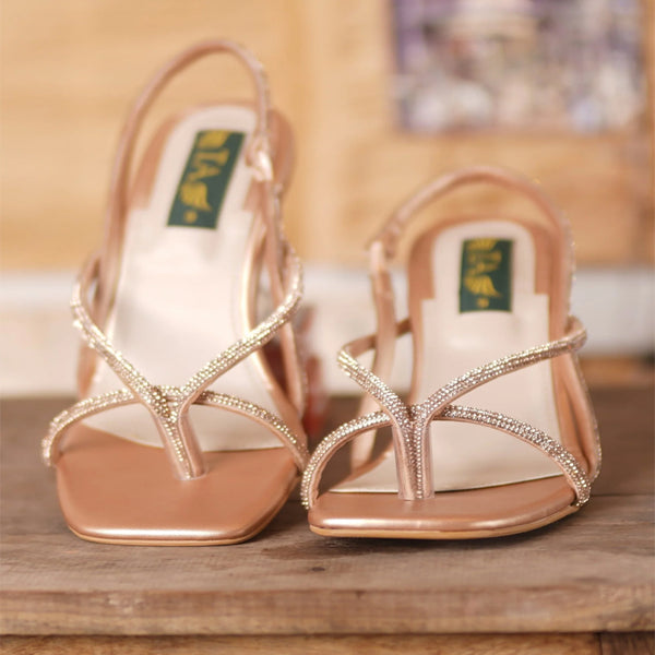 Golden fancy Sandal