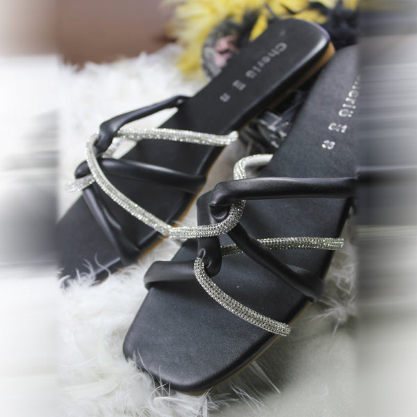 Black Casual Slipper