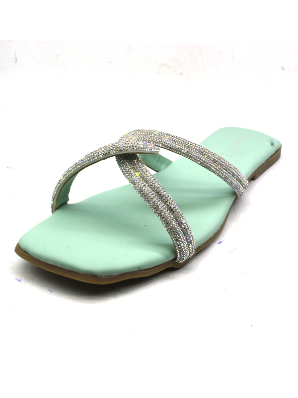 Aqua Green Casual Slipper